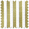 Nautical Stripes, Sand Dollar - Motorised Roman Blind